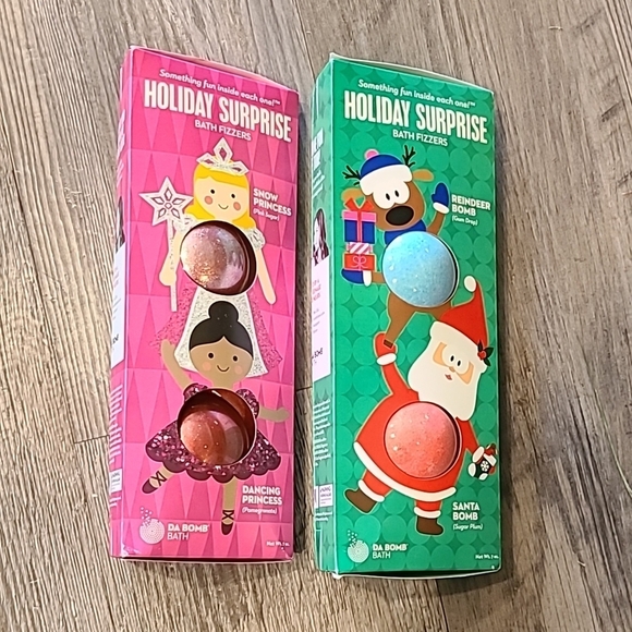 Da Bomb Other - 4 Da Bomb Bath Fizzers Reindeer & Santa Bomb Pack & Snow & Dancing Princess